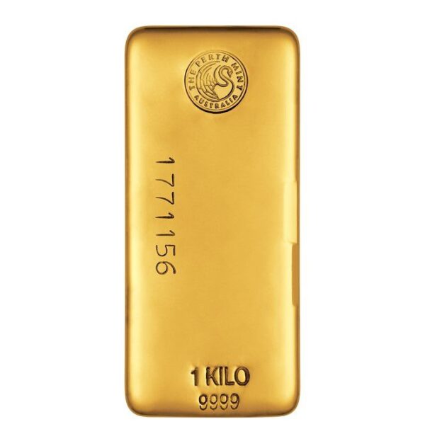 Buy 1kg Gold Cast Bar Perth Mint | Guardian Gold