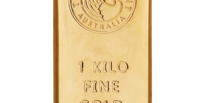 1kg Perth Mint gold cast bar