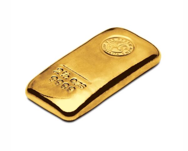 2.5oz perth mint gold cast bar
