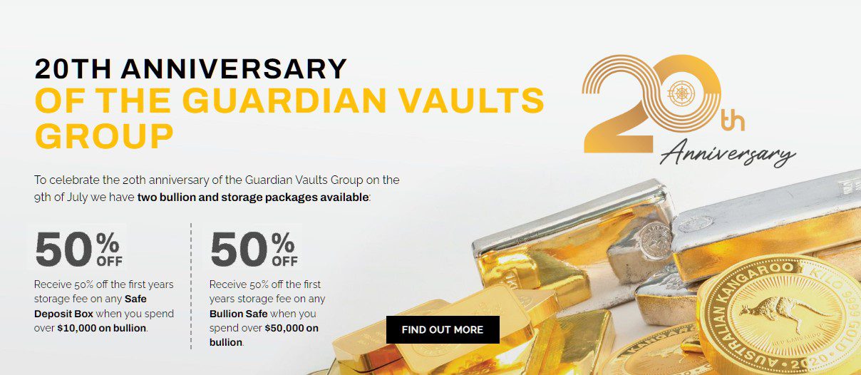 Bullion Storage Offer Guardian Gold