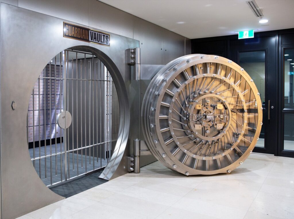 Sydney gold and silver vault