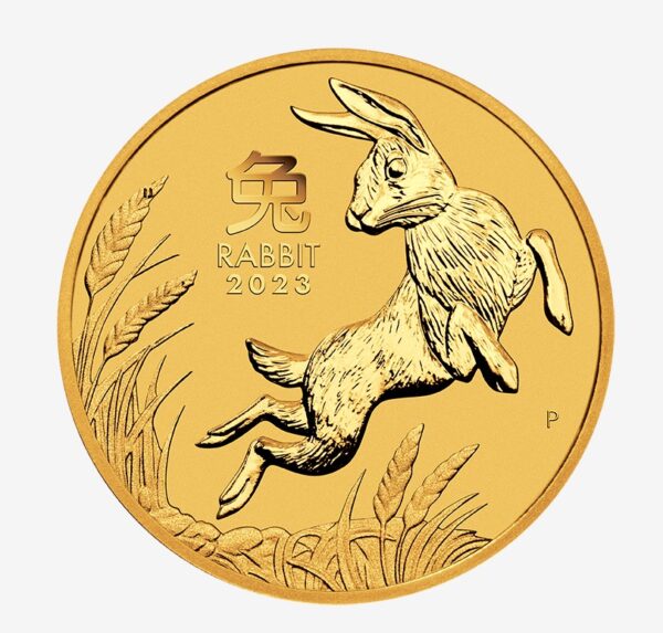 1/4oz gold rabbit 2023 lunar