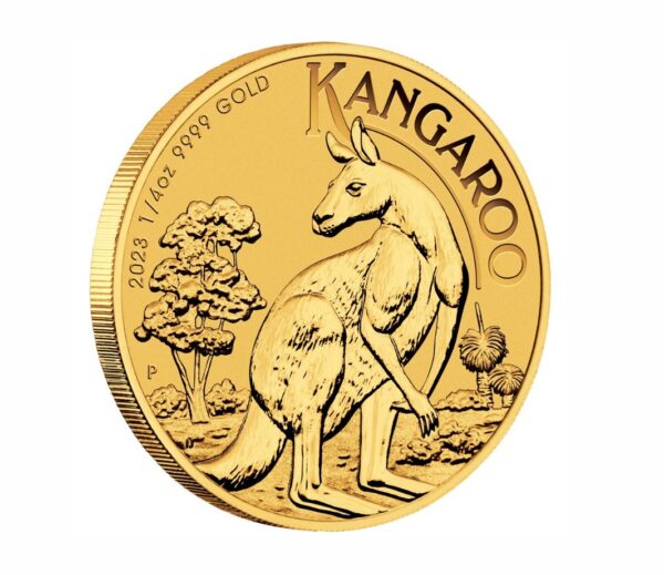 2023 gold kangaroo 1/4 oz coins