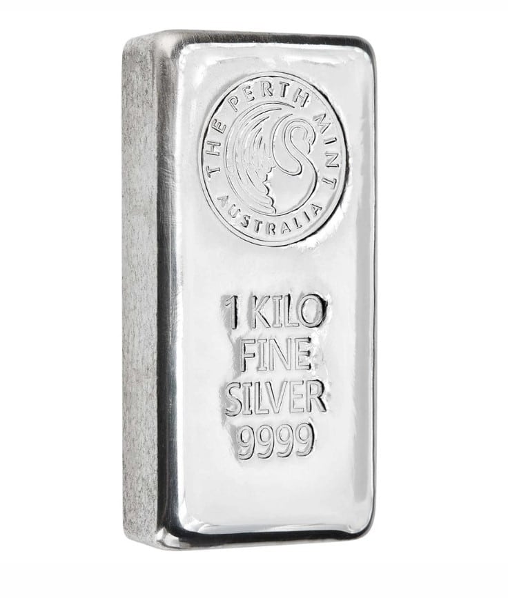 1kg Perth Mint silver cast 2023