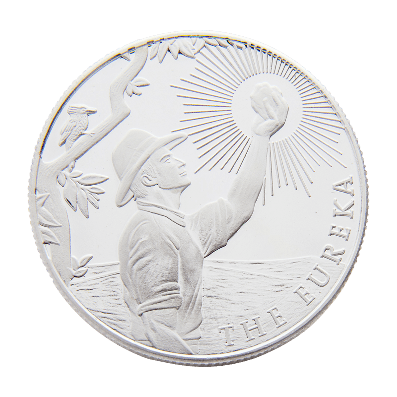 1oz Silver Eureka Minted Coin BU