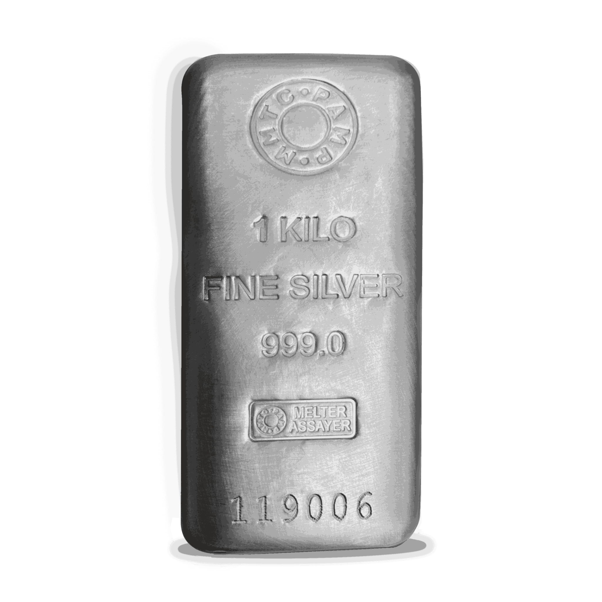 Buy 1kg Silver Swiss PAMP MMTC Cast Bar | Guardian Gold
